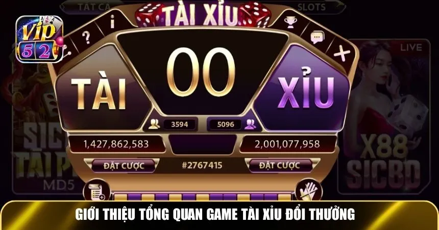 Giới thiệu tổng quan game Tài Xỉu đổi thưởng